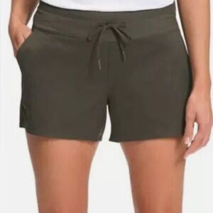The North Face Aphrodite 
Logo Shorts Womens Green Hiking Athletic Medium EUC
